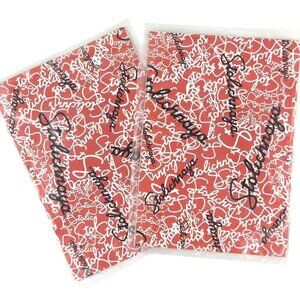 Stolichnaya Vodka Themed Gift Wrap Sheets Set Of 2 Red White Black 28x21 NEW